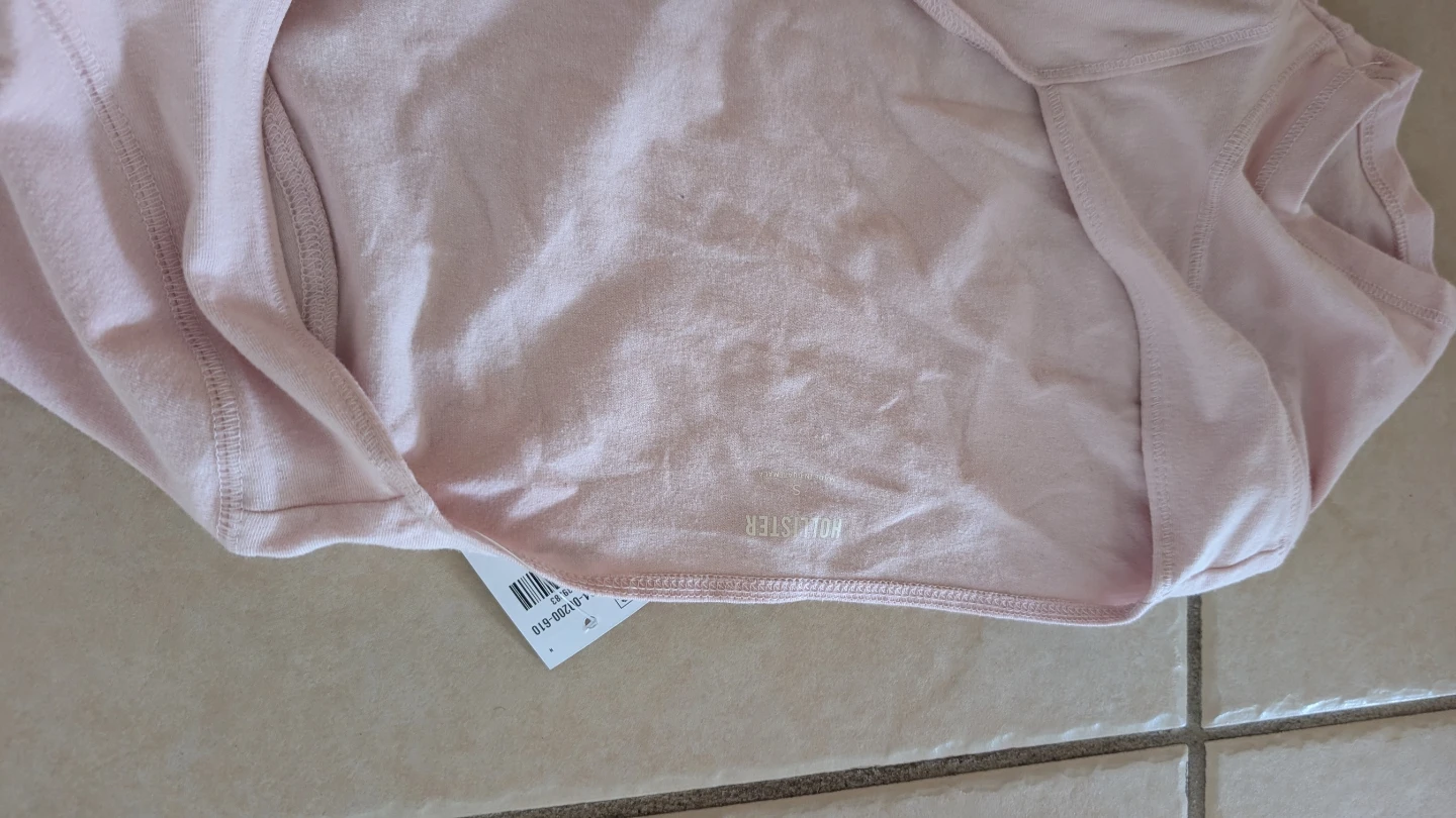 Hollister Pink Tie-Front T-Shirt size women's small - photo 4