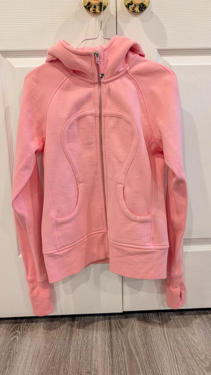 Lululemon Pink Full Zip Hoodie