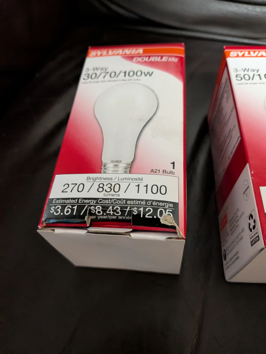 Sylvania 3-Way 30/70/100W A21 Bulb