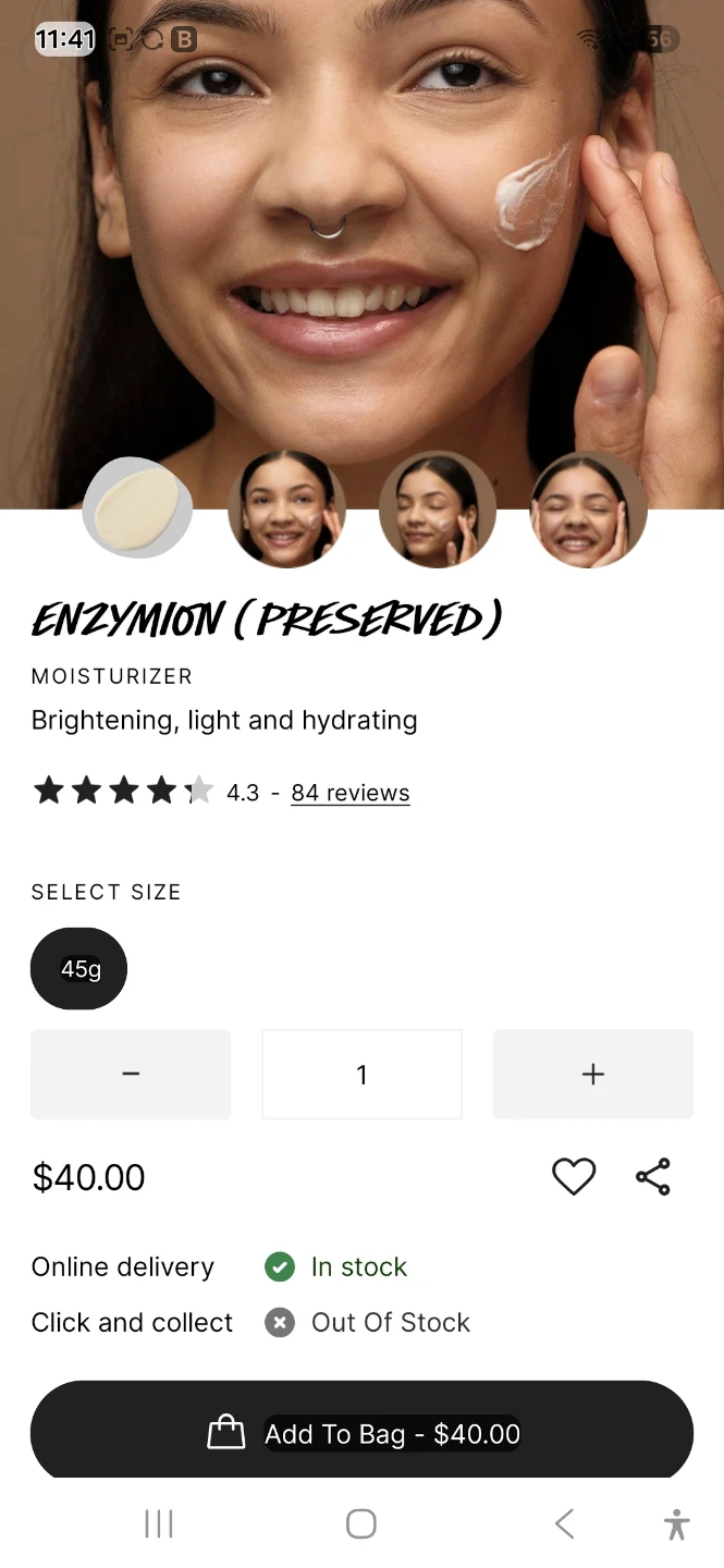 Enzymion Moisturizer 45g