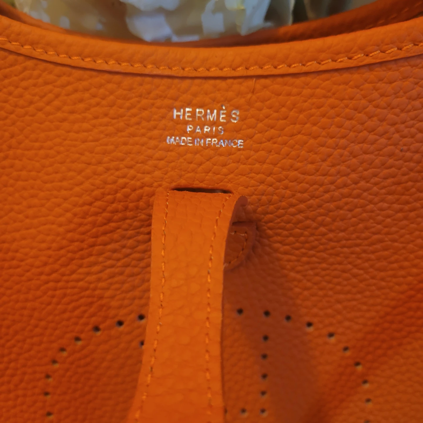 Orange Leather Crossbody Bag - photo 4