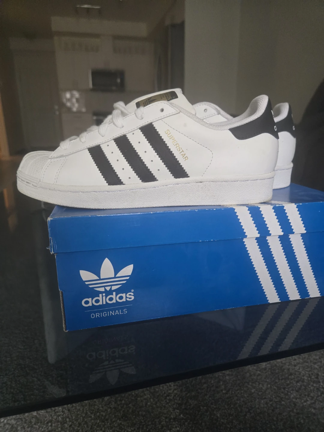Adidas Superstar W White Black Women's Shoes