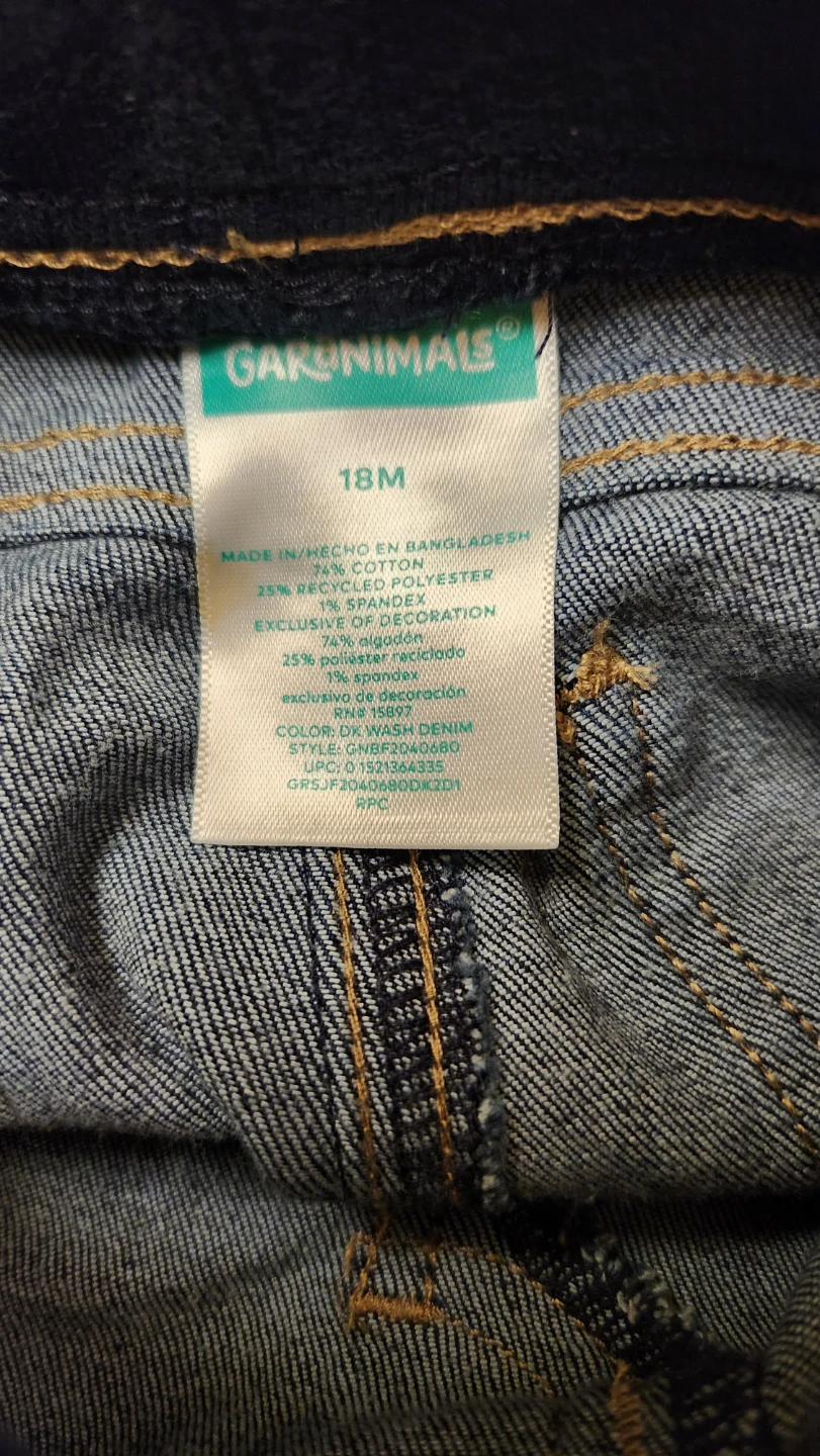 Garanimals Kids Jeans Size 18M - photo 3