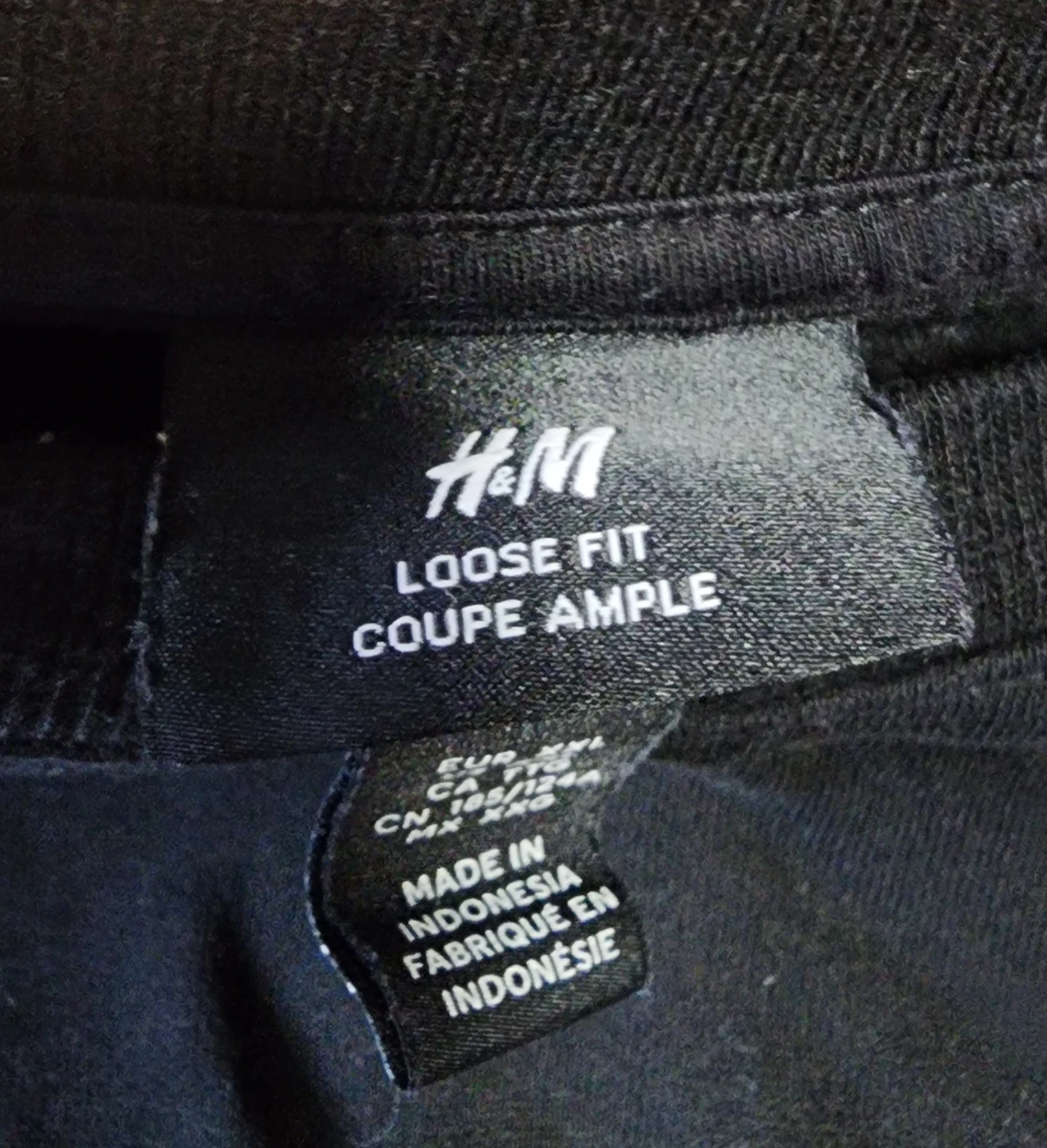 H&M Black Loose Fit Sweatshirt - photo 3