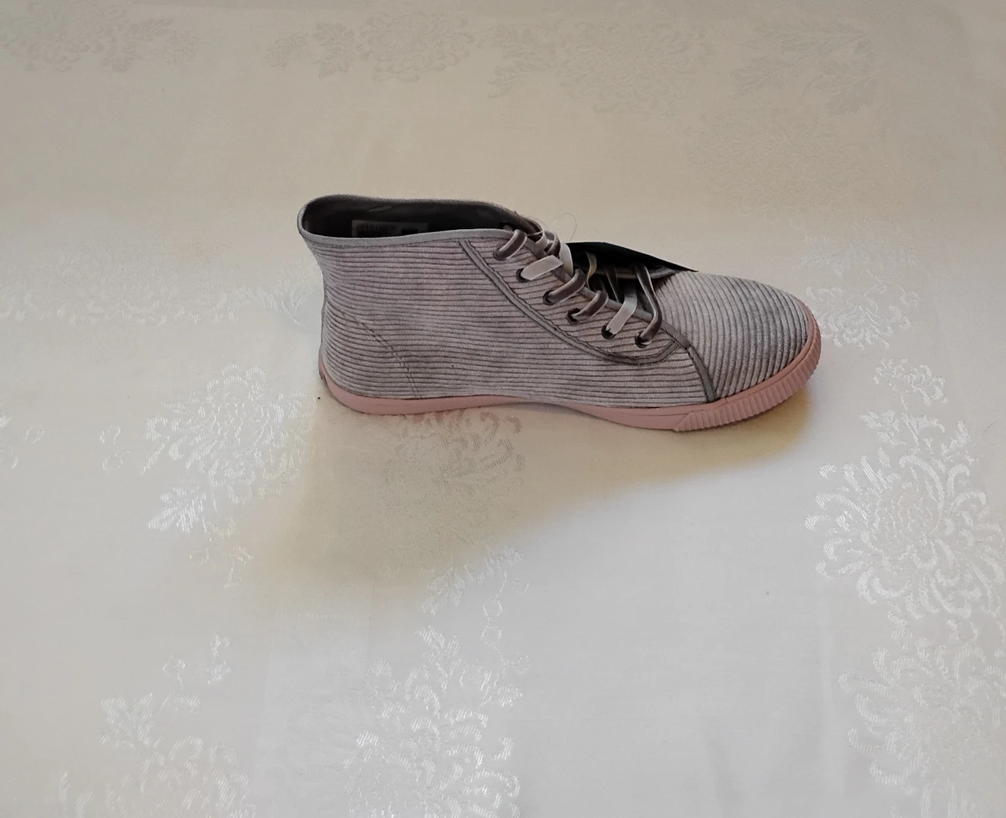⚽ Ladies Grey Tom's Curduroy High Tops - photo 4