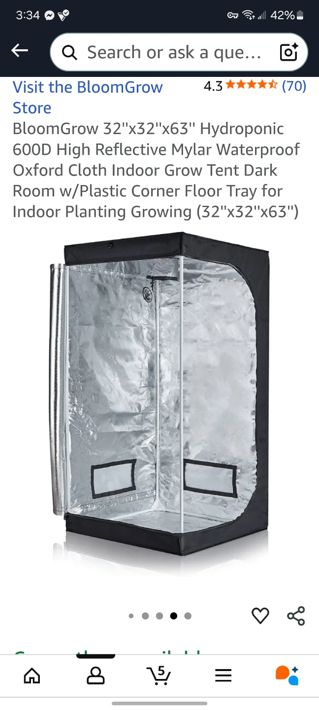 Grow/Hydroponic tent