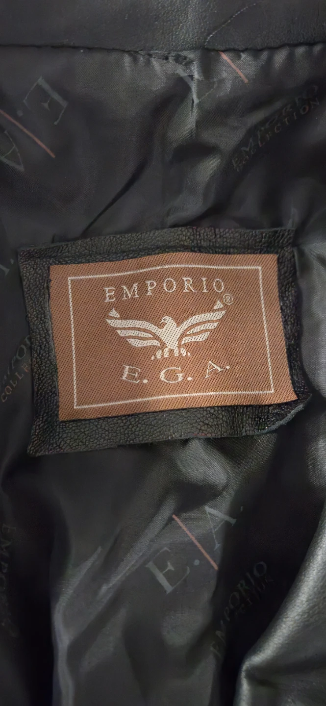 Emporio E.G.A. Black Leather Jacket - photo 2