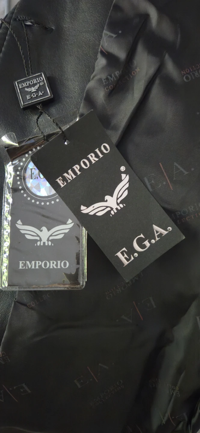 Emporio E.G.A. Black Leather Jacket - photo 3