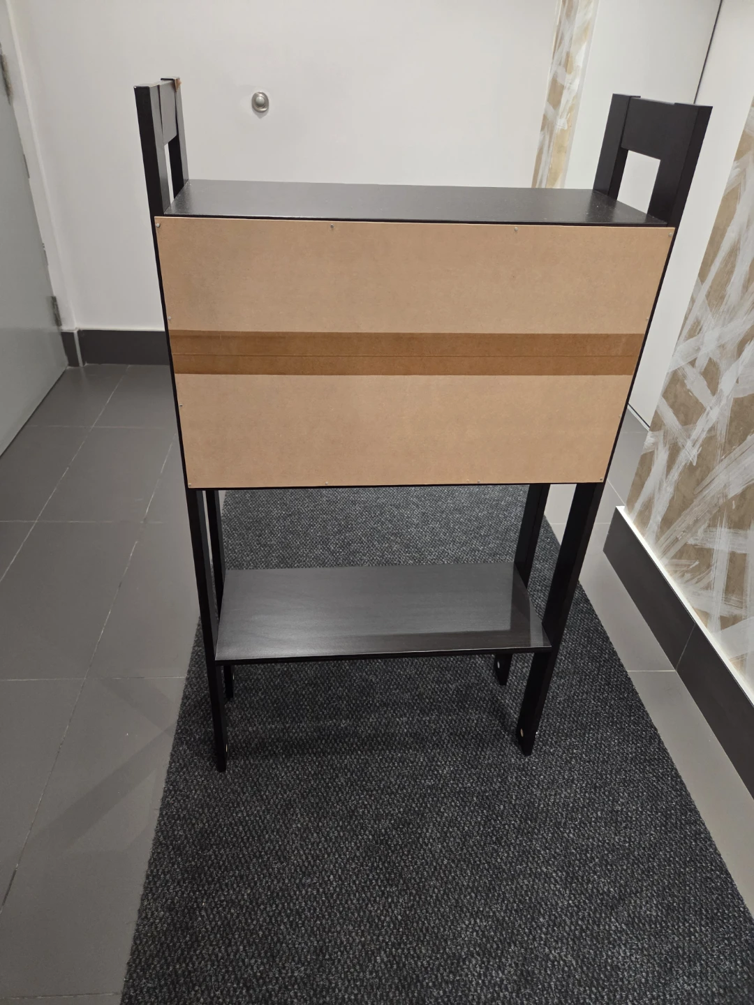 Dark Wood 3-Tier Bookshelf - photo 2