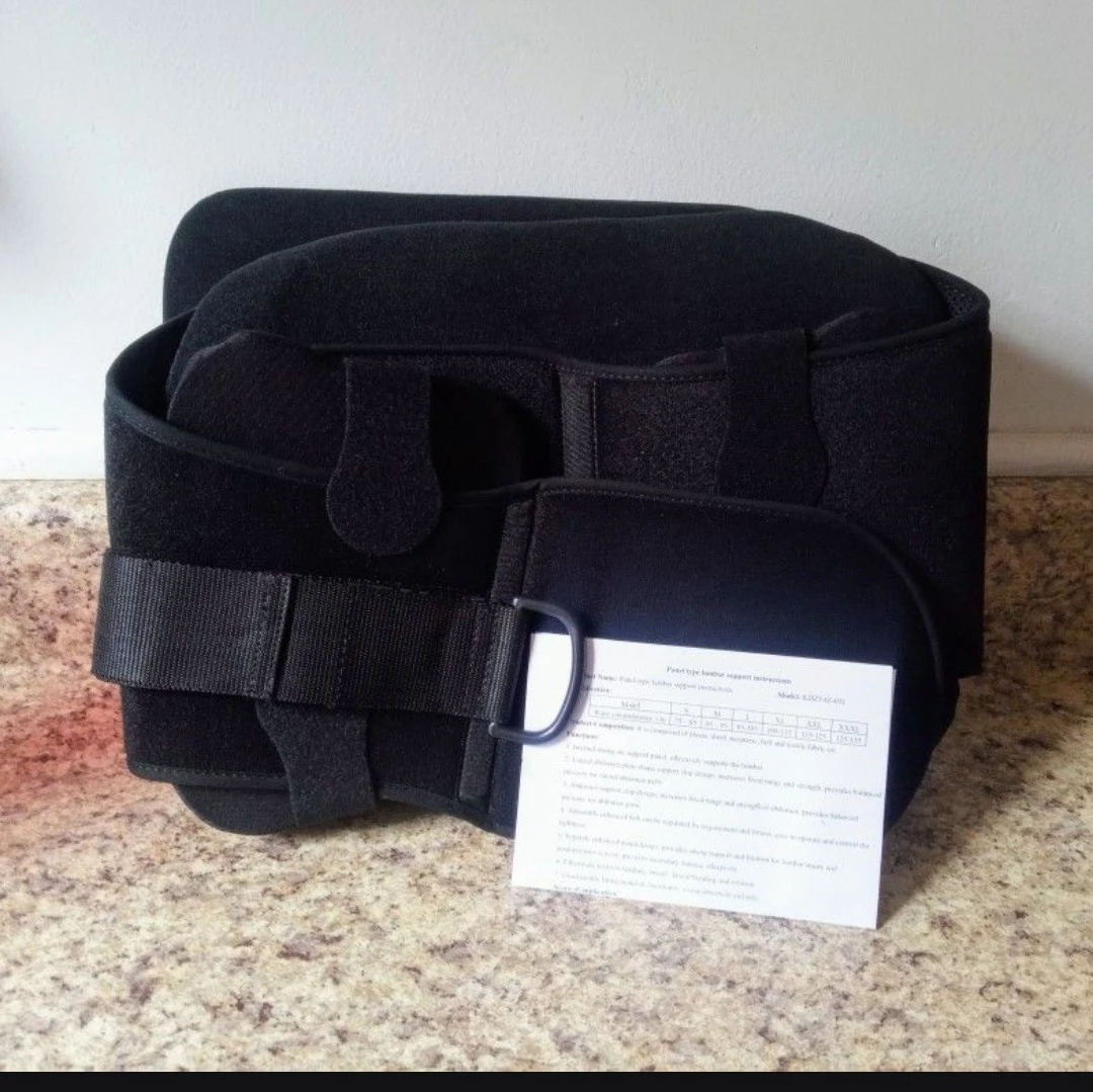 XL Black Lumbar Support Belt ⚽