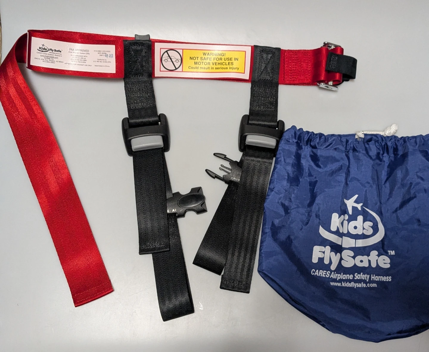Kids Fly Safe CARES Airplane Safety Harness