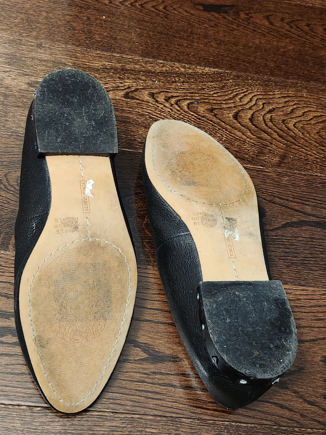 Vince Camuto Black Leather Pointed Toe Flats - photo 4