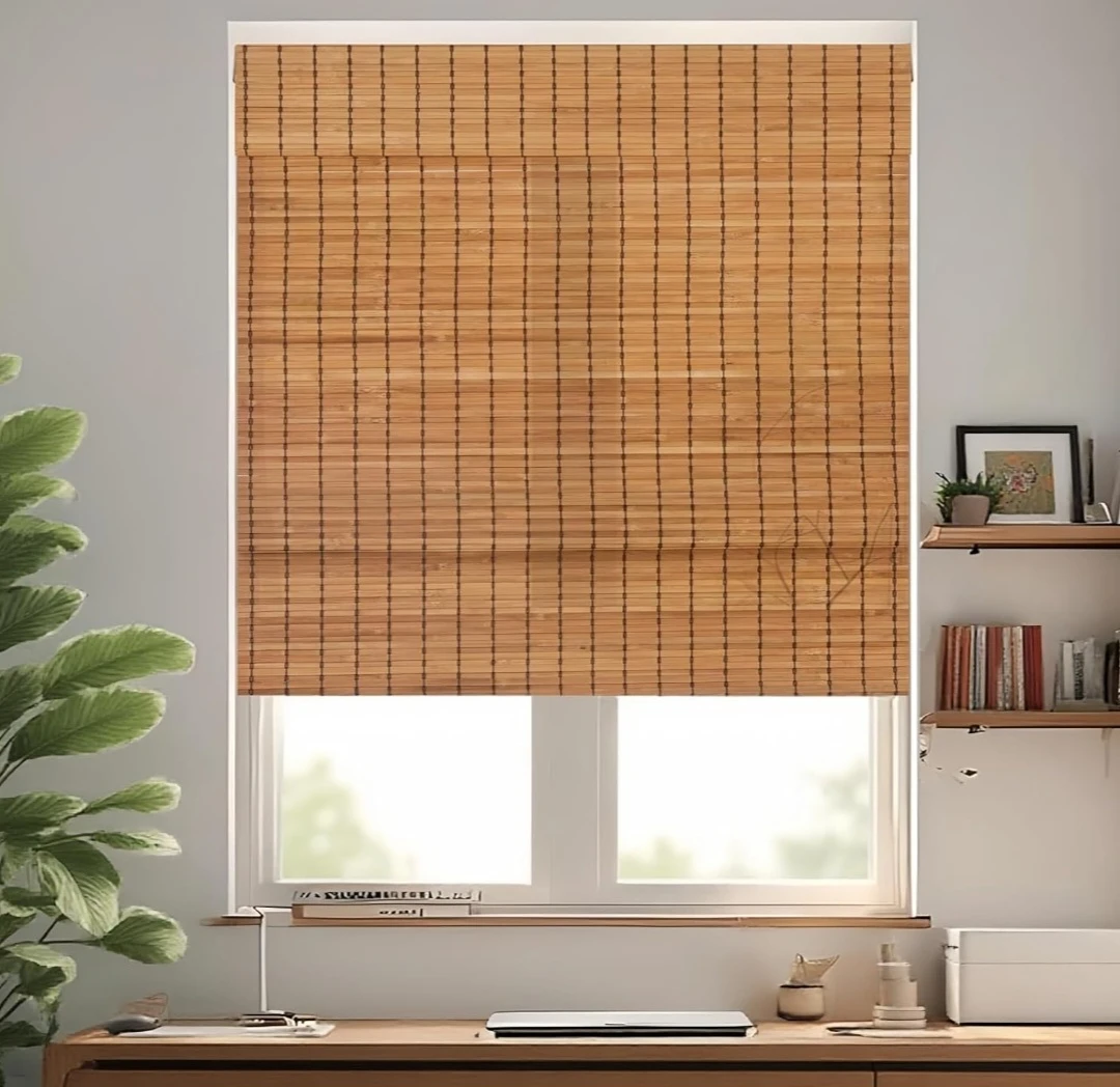 Bamboo Roman Shade Window Blind