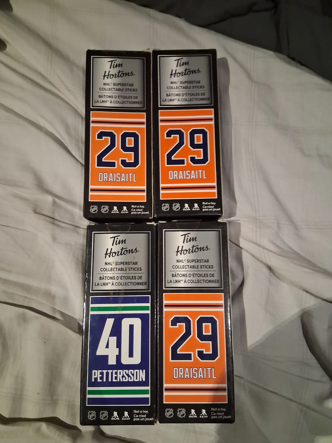 Tim Hortons NHL Superstar Collectable Sticks