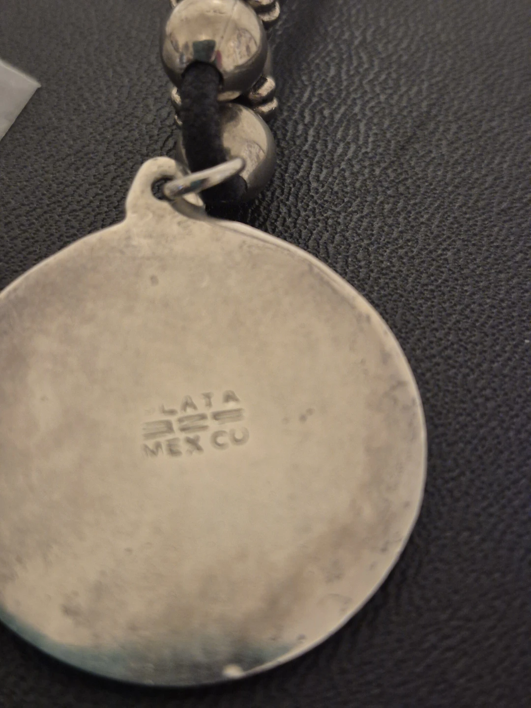 Silver Aztec Calendar Pendant Necklace & Chain Necklace ⚽️ - photo 5