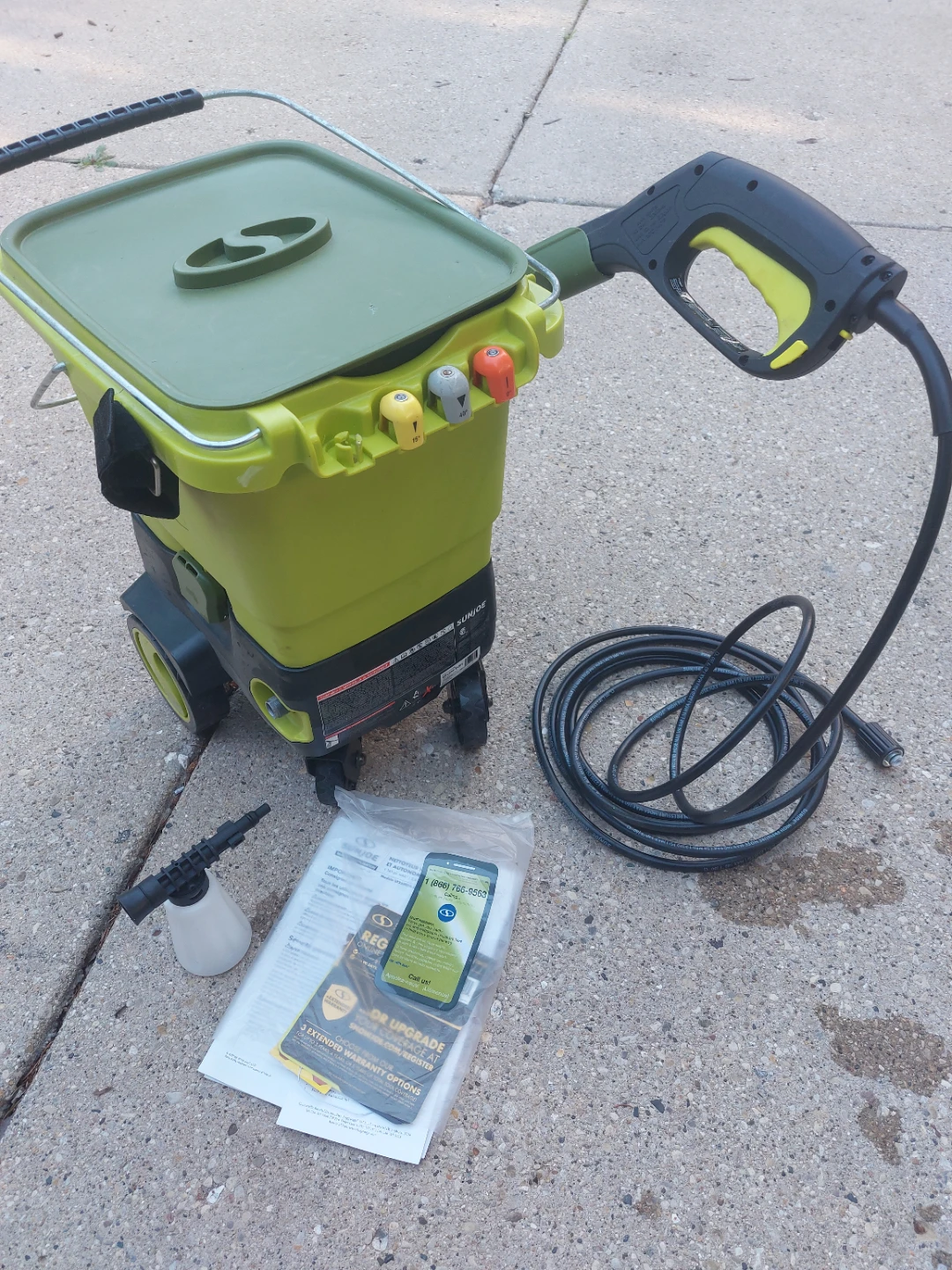 Sun Joe Pressure Washer - like new