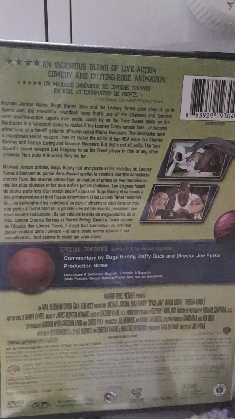Space Jam DVD  ⚽ - photo 2