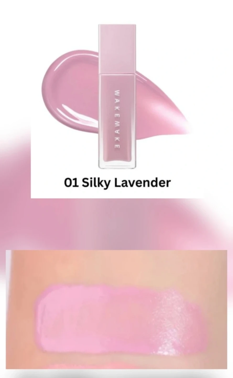 ⚽ WAKEMAKE Sheer Glow Liquid Blusher - 01 Silky Lavender - photo 2