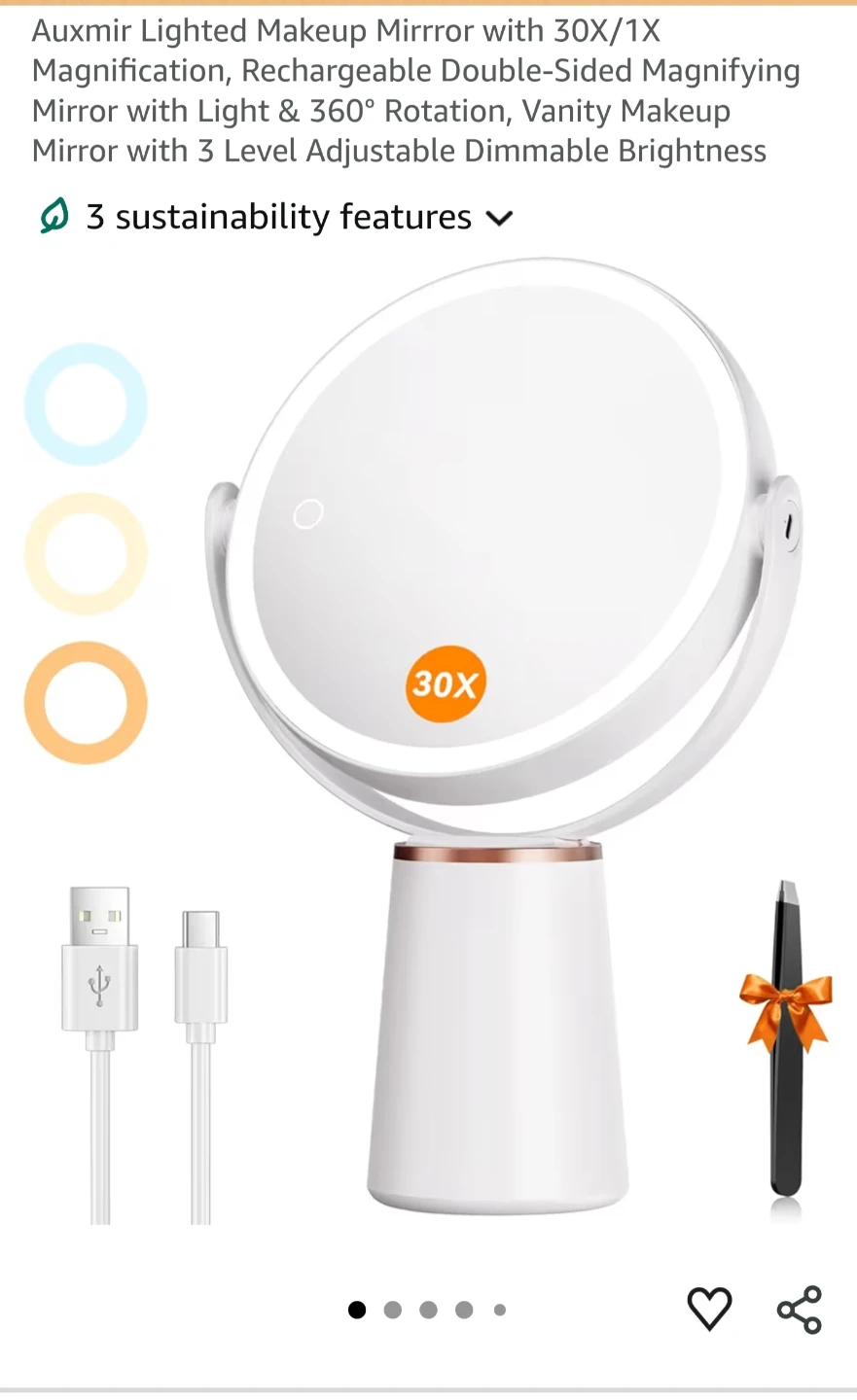 New Auxmir MakeUp Mirror - photo 5