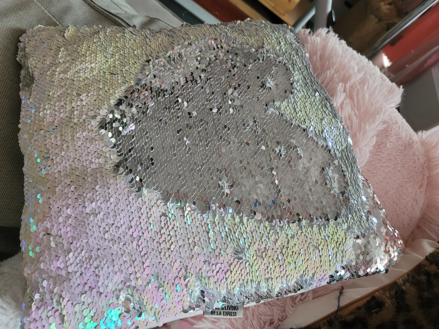 Mermaid Sequin Pillow