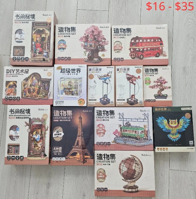 Rolife Miniature DIY Houses & Creation Sets