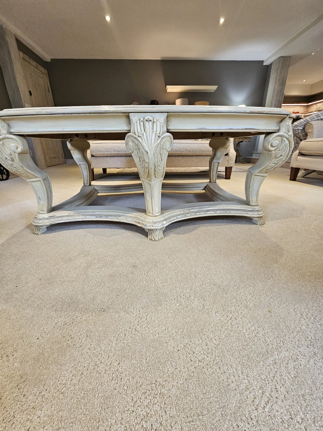 Shabby Chic French Provincial Coffee Table - photo 2