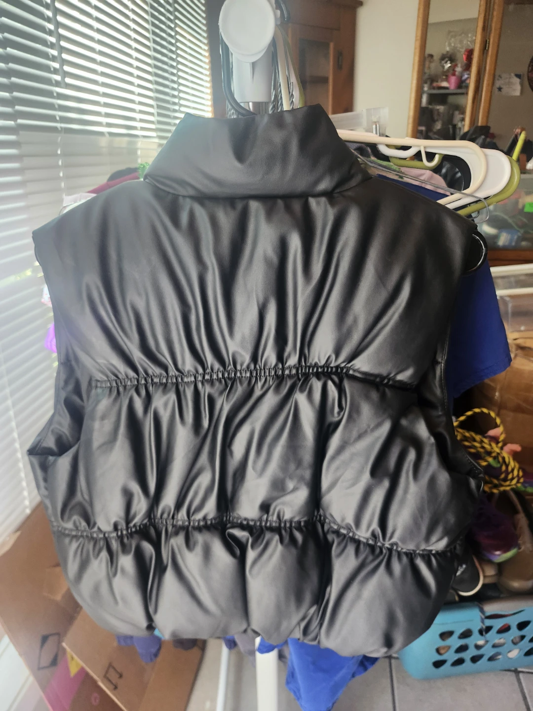 Black Puffer Vest - photo 2