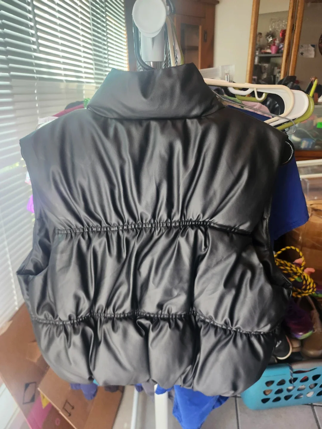 Black Puffer Vest - photo 2