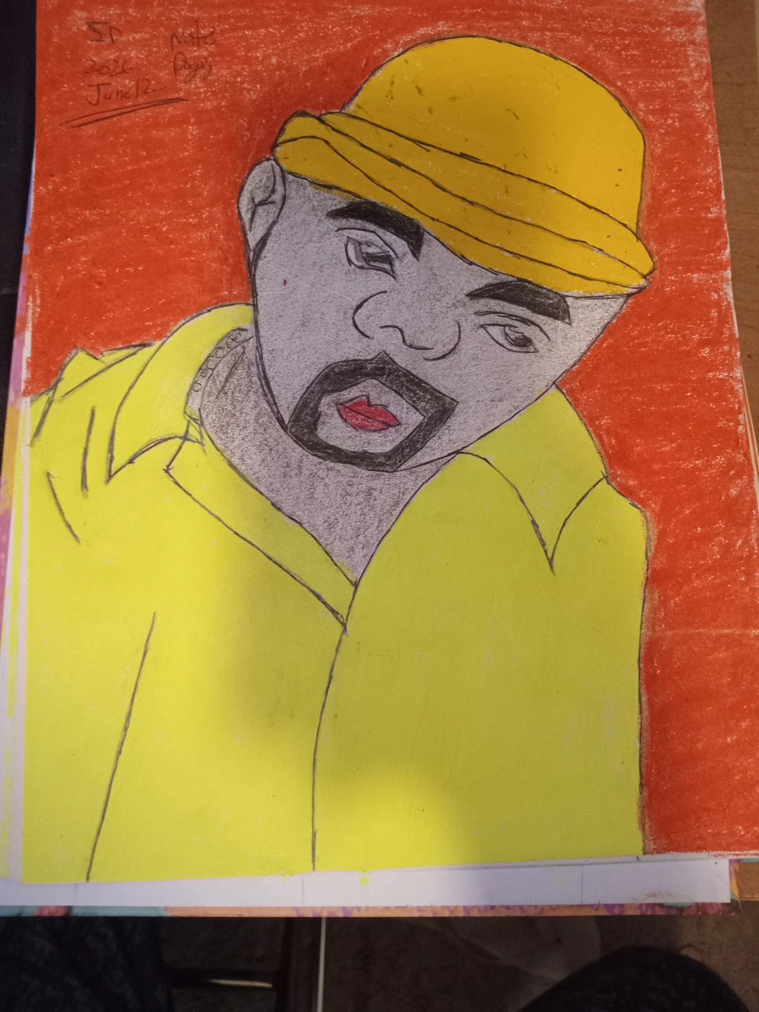 Nate Dogg Drawing with Faber-Castell Crayons - photo 3