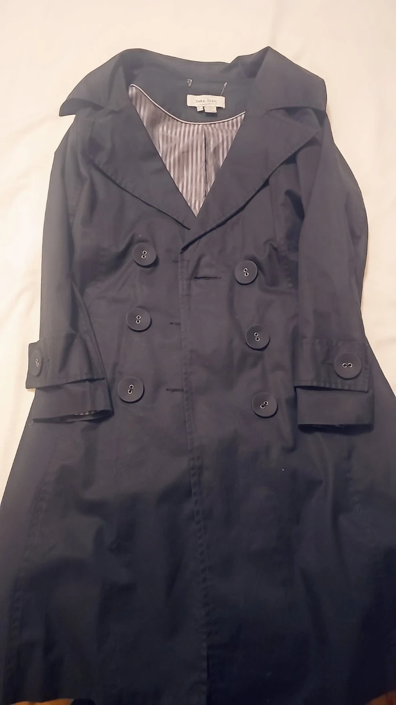 Zara Basic Women's Trench Coat Size S