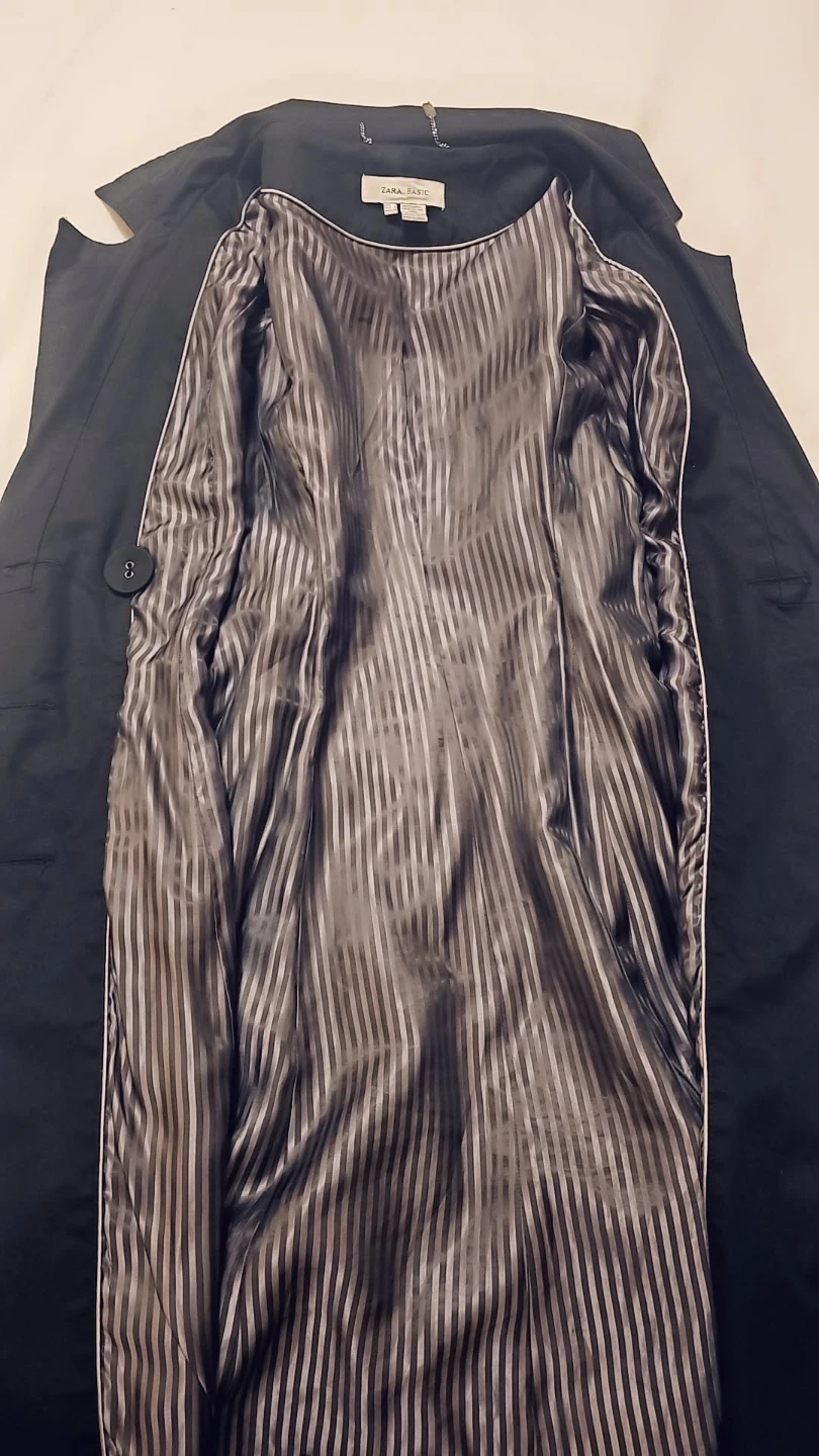 Zara Basic Women's Trench Coat Size S - photo 3
