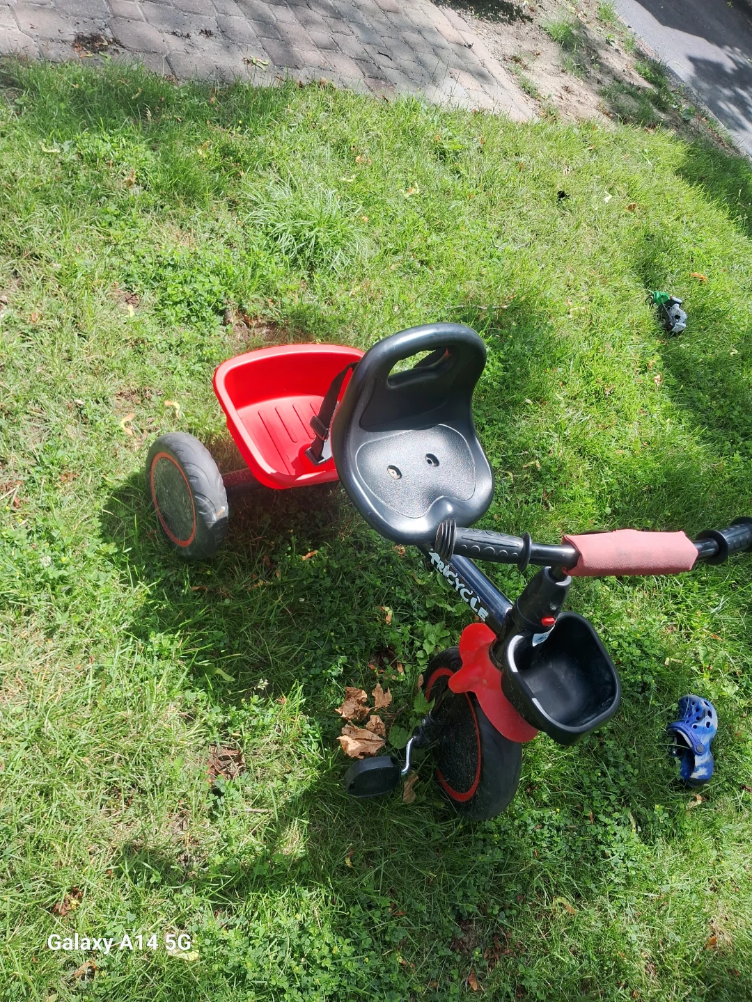 Red Tricycle with Black Seat