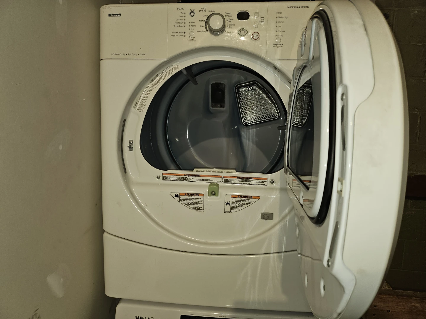 Kenmore White Electric Dryer free delivery - photo 2