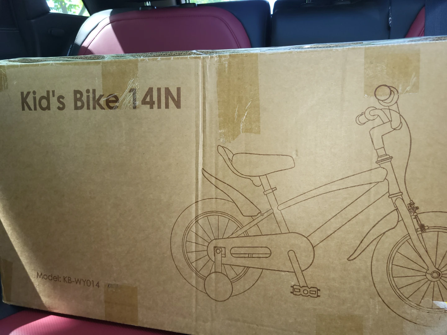 Naipo 14 Inch Kids Bike With Training Wheels - photo 2