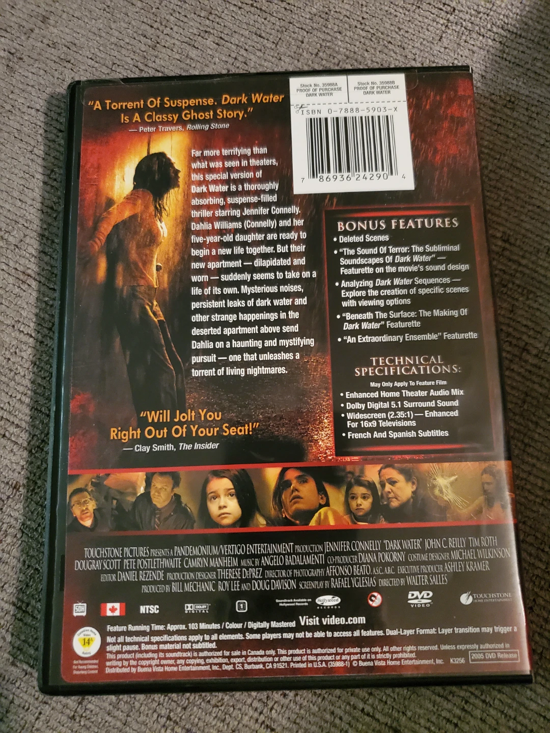 Dark Water DVD ⚽ - photo 2