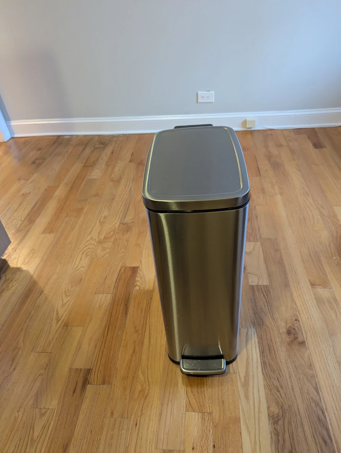 Stainless Steel Step Trash Can - photo 2