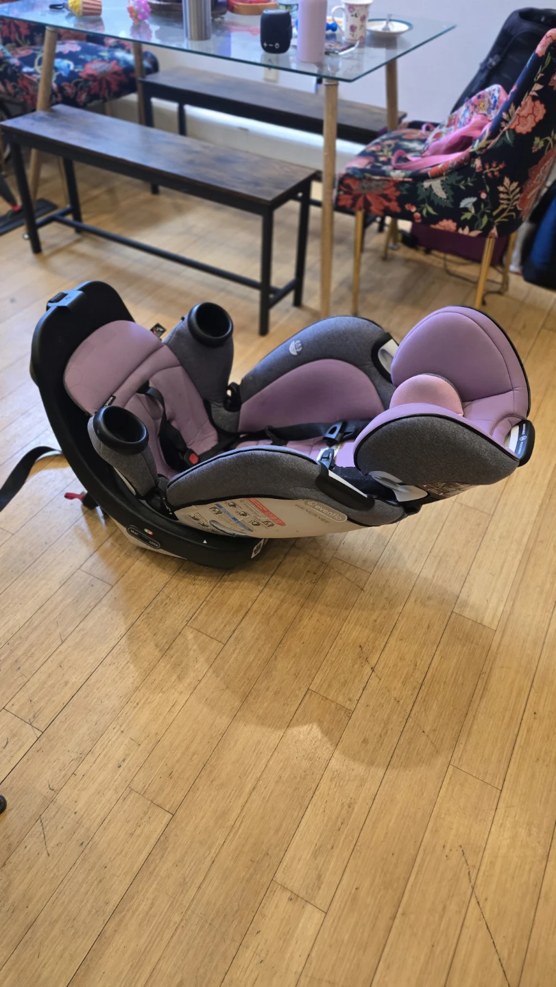 Evenflo Revolve360 Rotational kids Car Seat (Purple/Gray) - photo 3