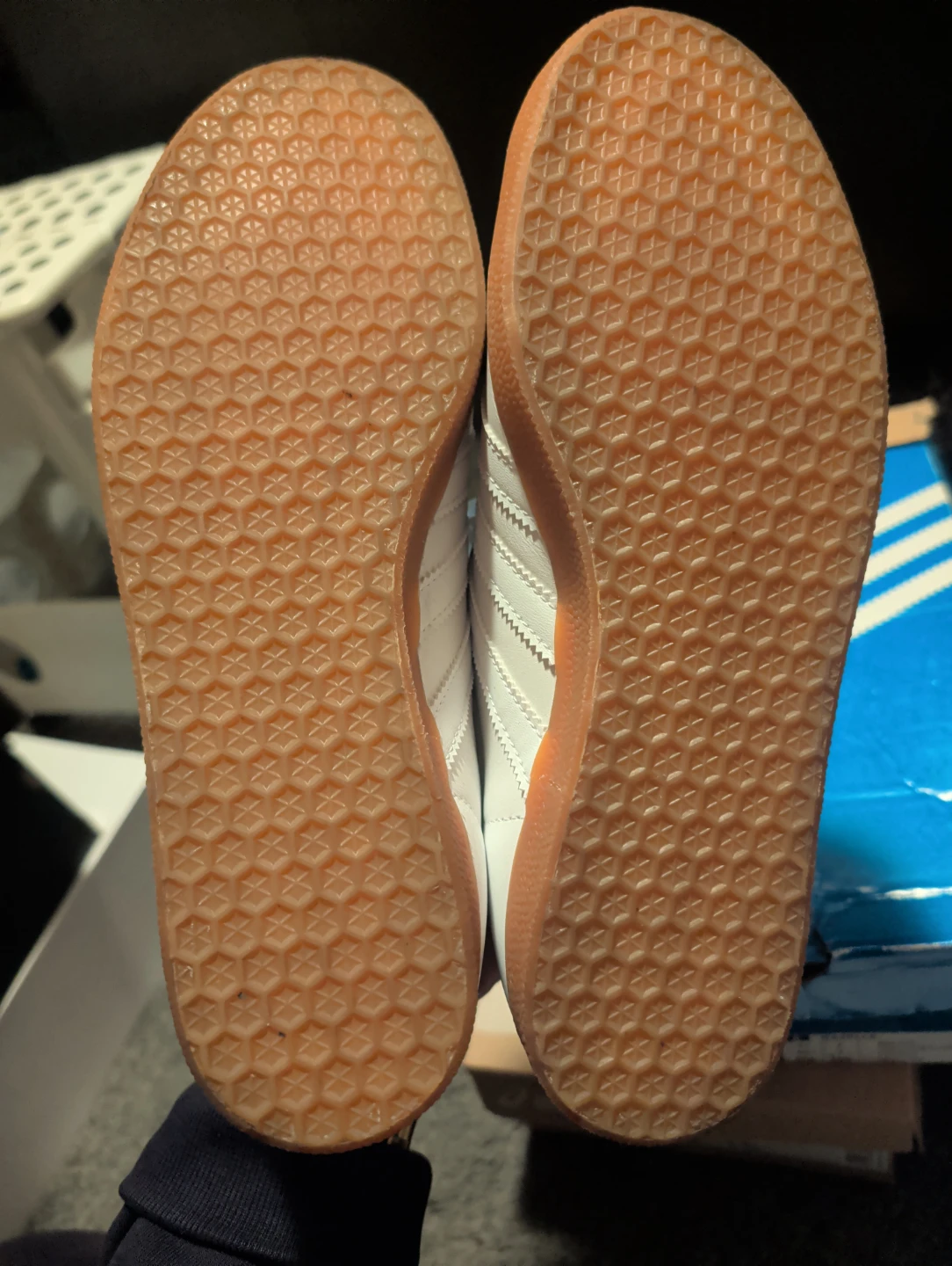 Adidas Gazelle Sneakers White Gum Sole - photo 3