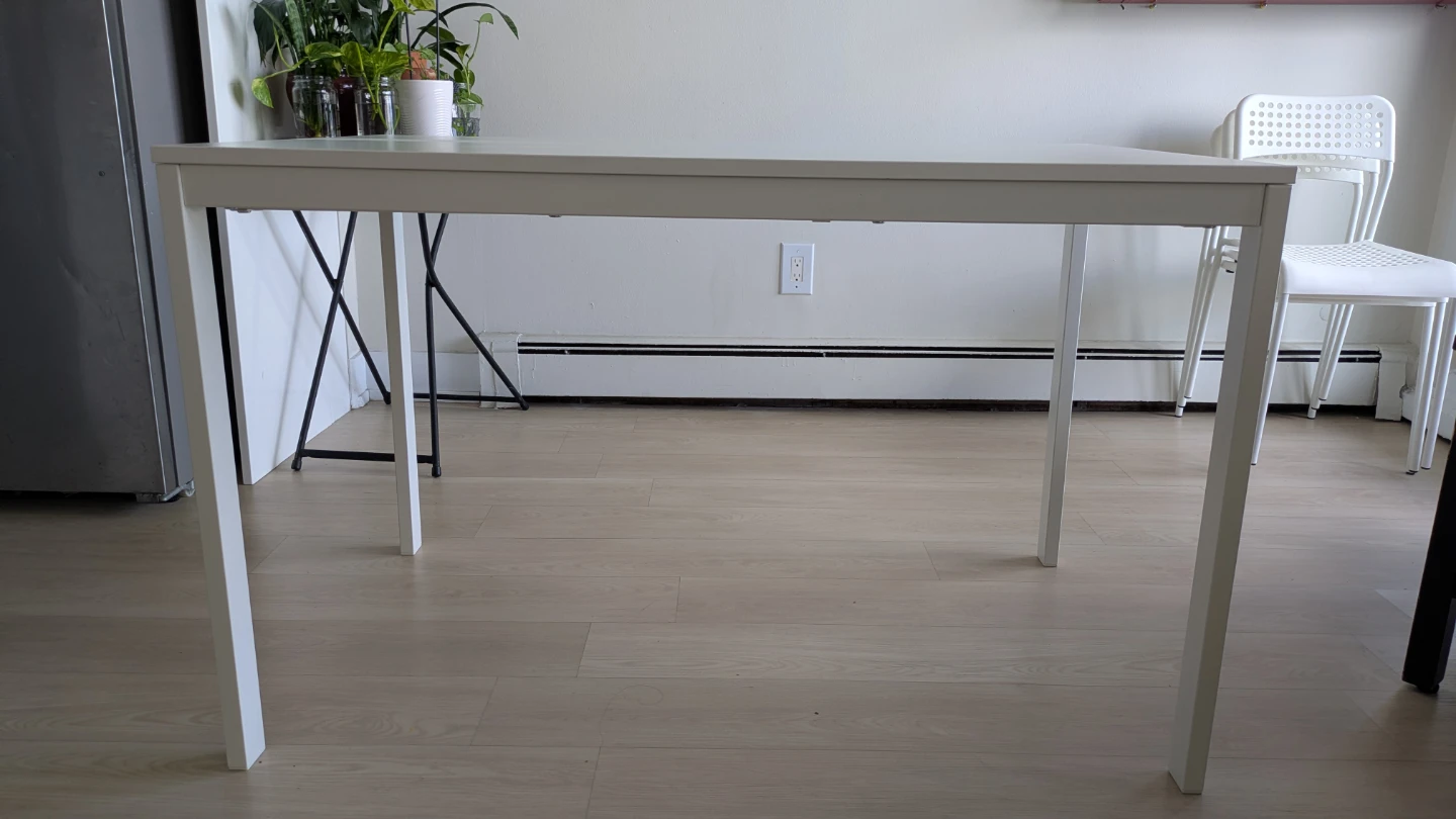 IKEA VIHALS White Dining Table - photo 2