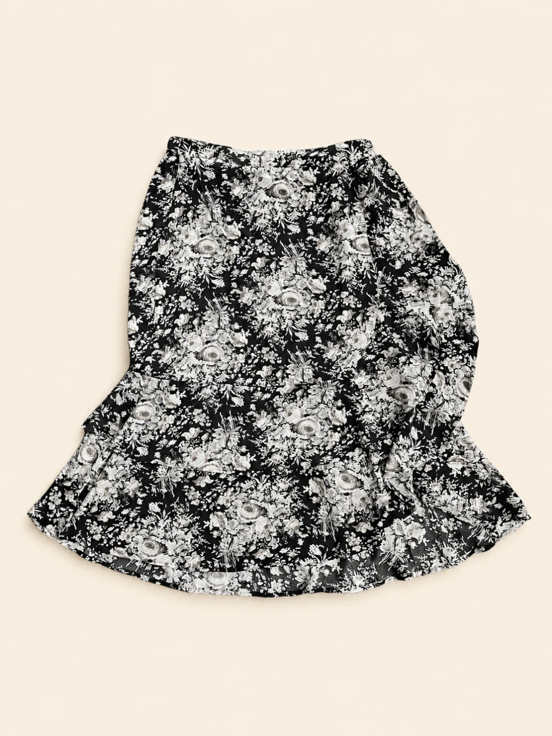 Floral Midi Skirt - fits small to medium