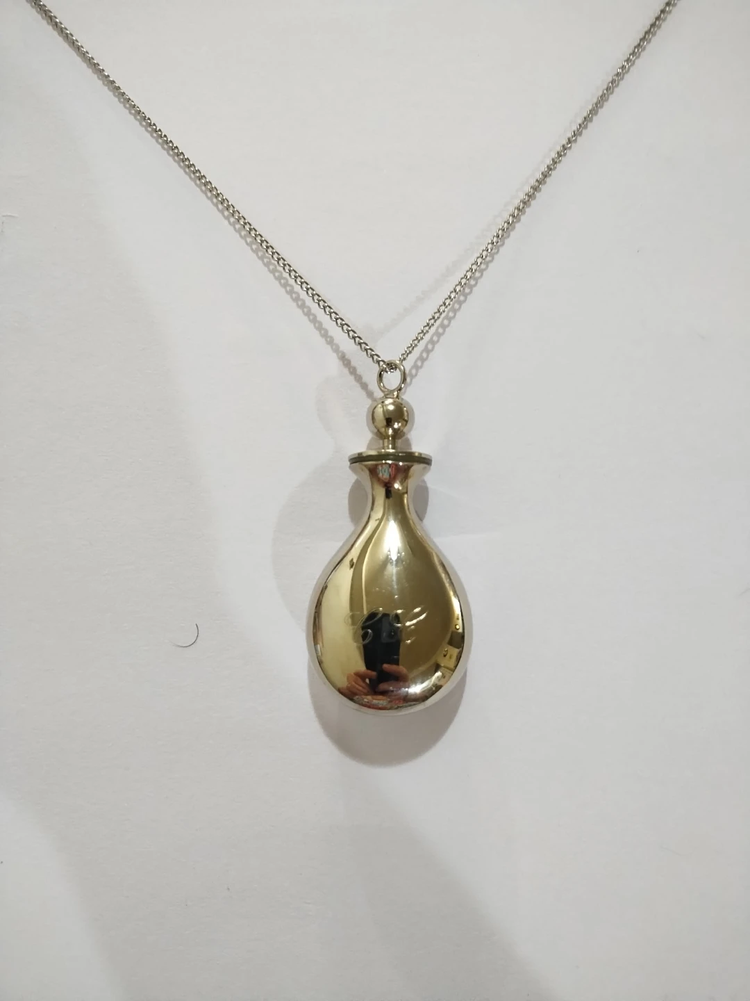 Vtg Coty  Perfume Bottle Pendant Necklace - photo 2