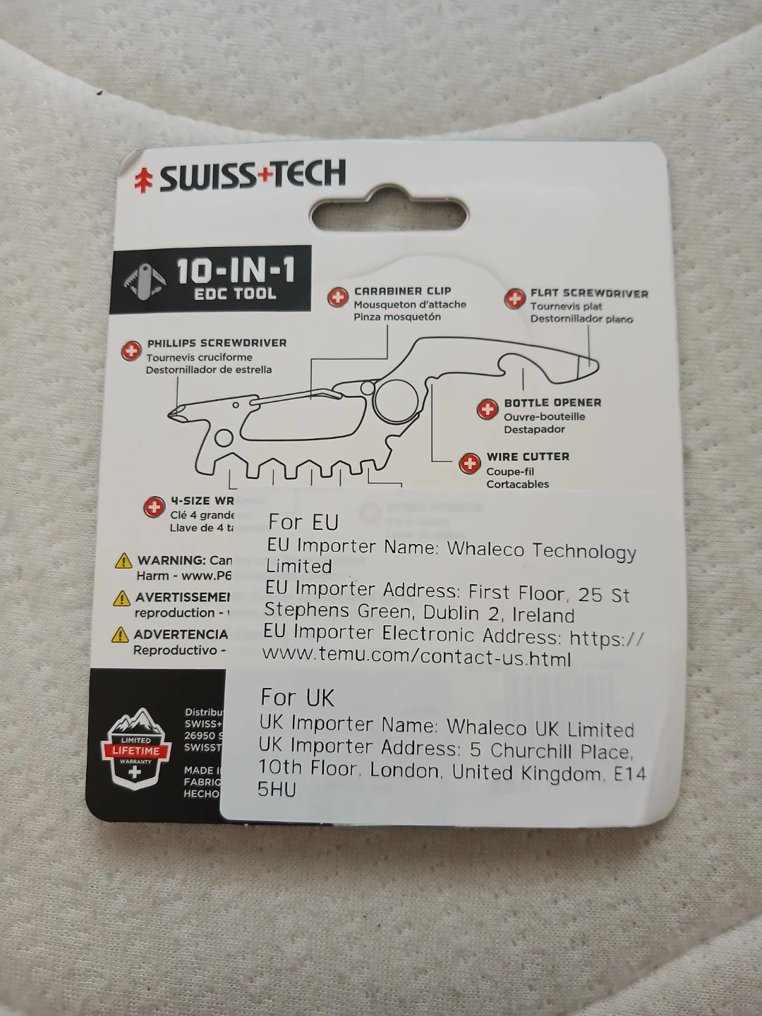 Swiss+Tech 10-in-1 EDC Tool - photo 3