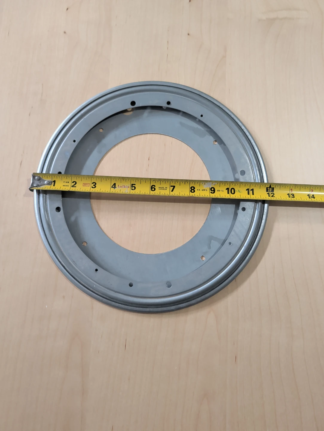 Grey Metal Turntable Lazy Susan with metal Bearing - photo 3