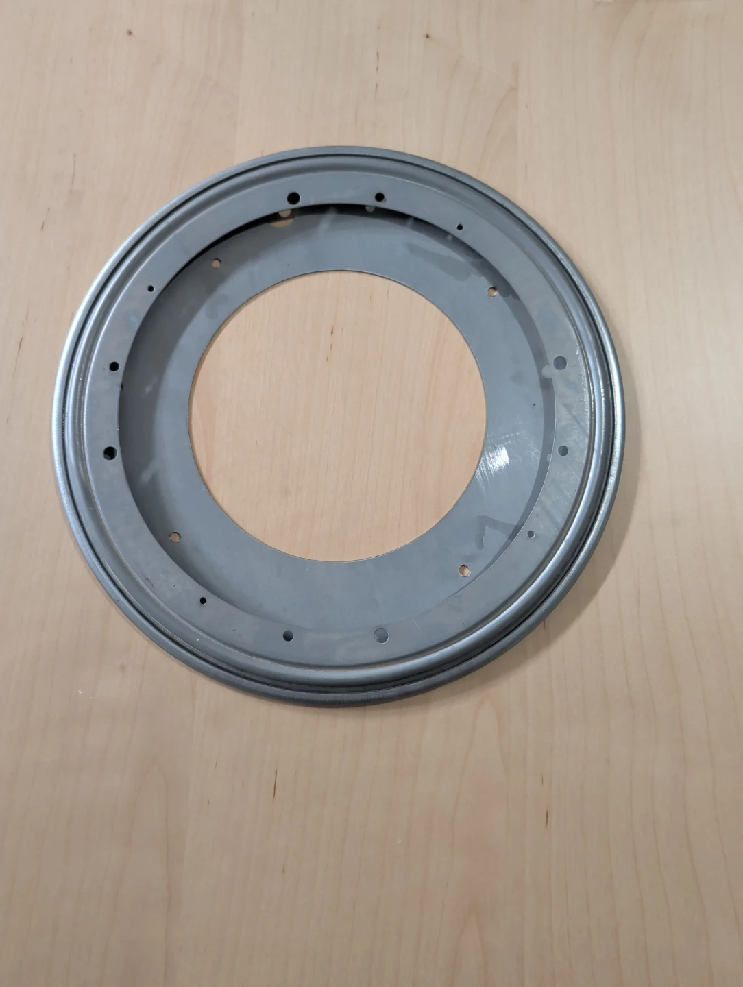 Grey Metal Turntable Lazy Susan with metal Bearing