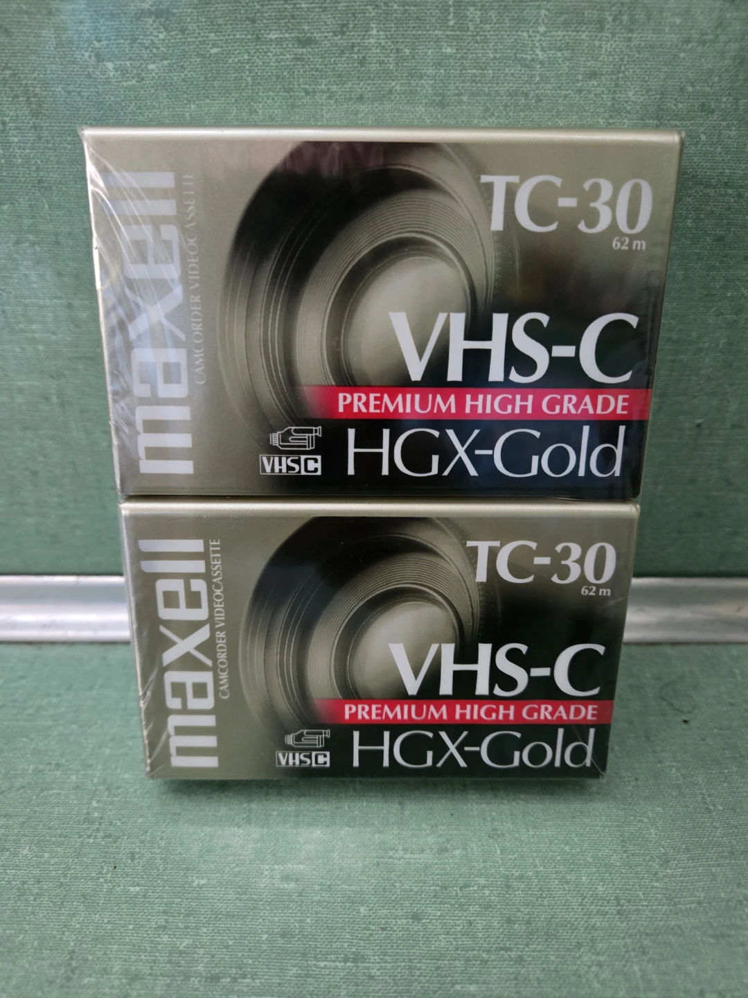 New Maxell HGX-Gold Premium High Grade Camcorder Tapes