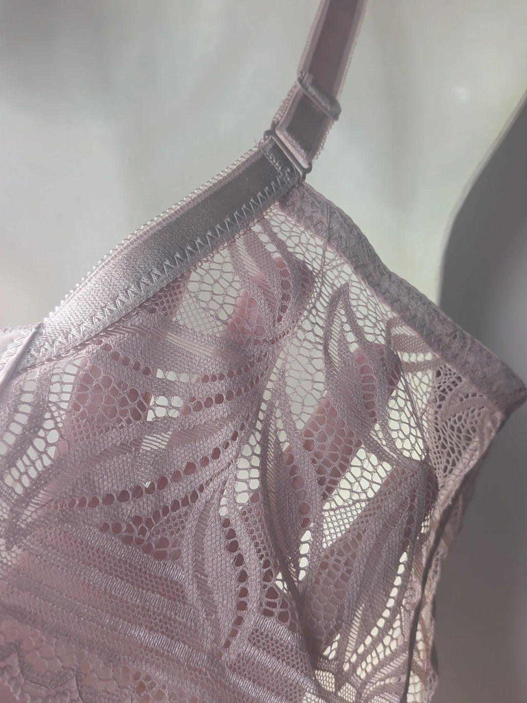Teski Pink Mauve Lace Bra 38D - photo 3
