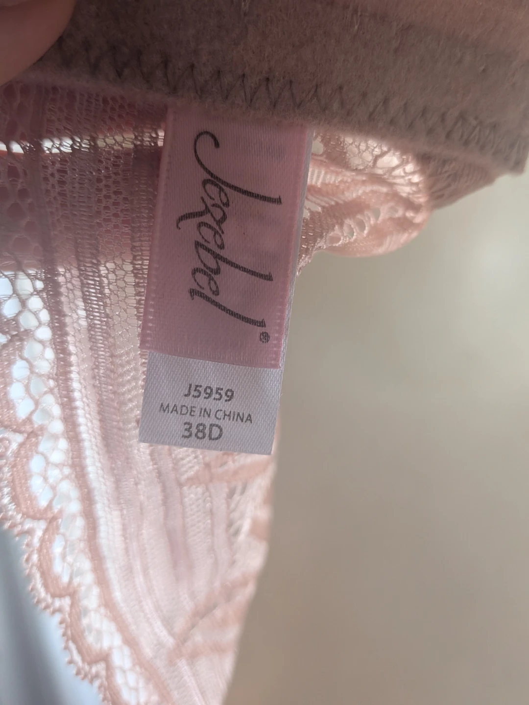 Teski Pink Mauve Lace Bra 38D - photo 5