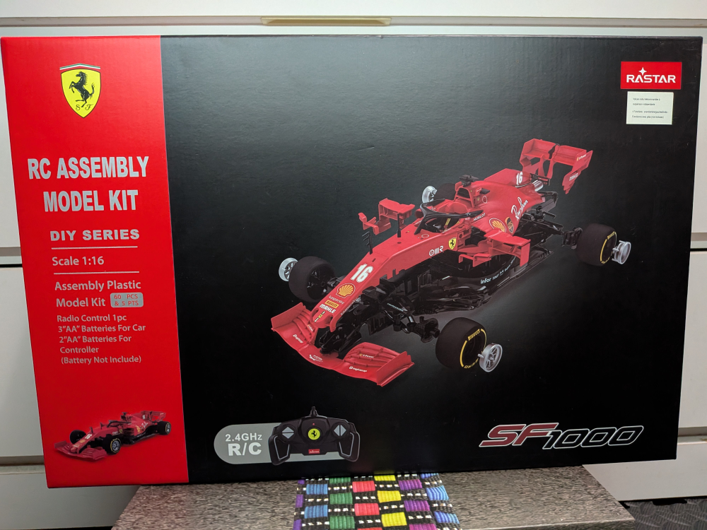 RASTAR Ferrari SF1000 RC Assembly Model Kit