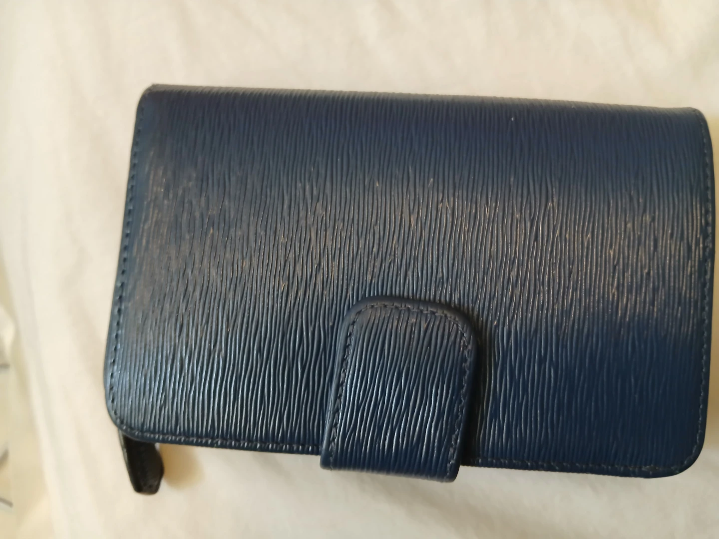 ORIGINAL Prada Blue Leather Wallet Saffiano - photo 3