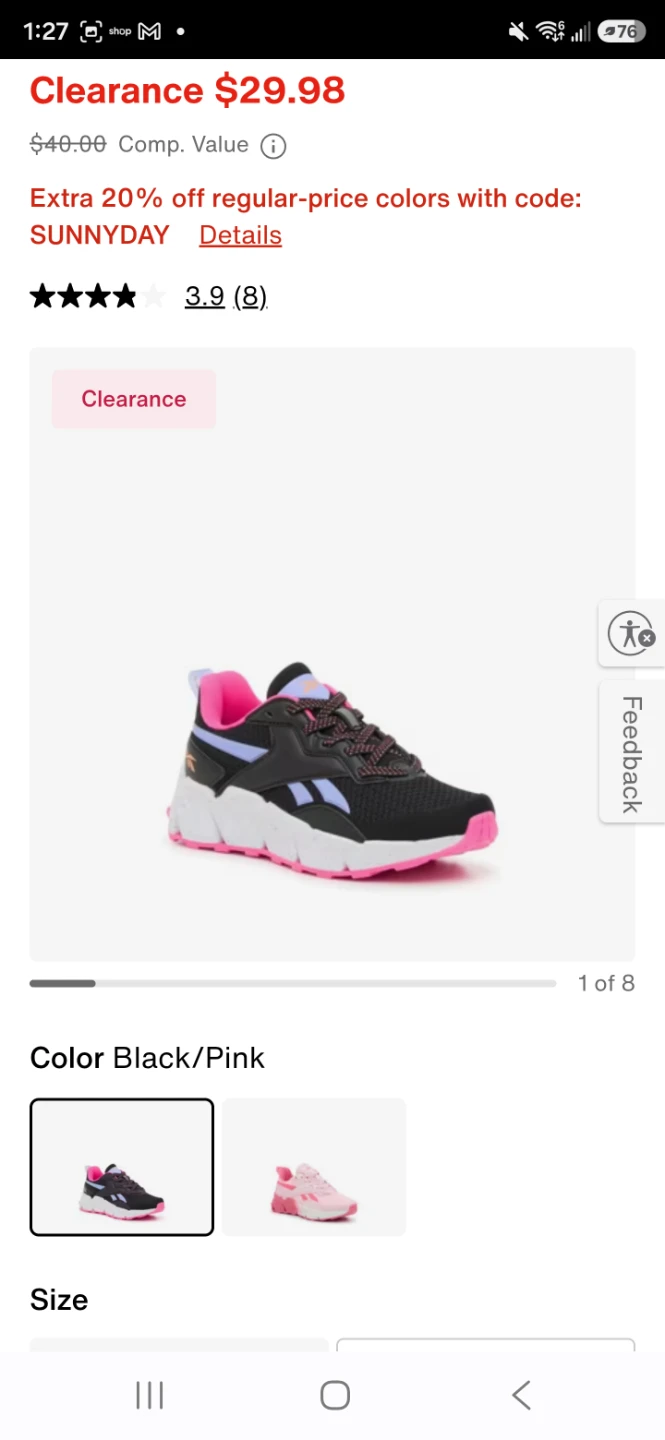 Reebok Kids' Shoes Size 6 toddler - photo 5
